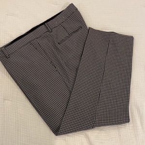 ANN TAYLOR NWOT Ankle High Rise checked plaid Pant // 18